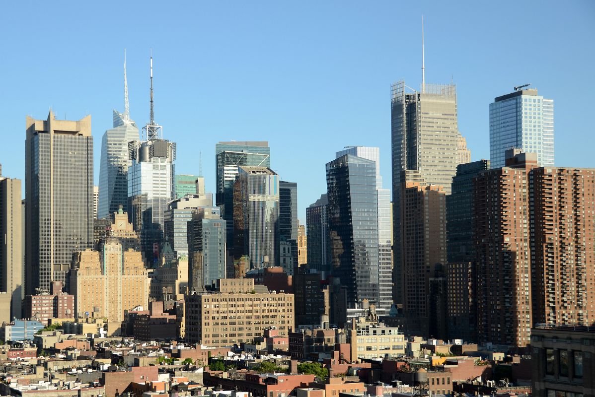 11 One Astor Plaza, Bank Of America, 11 Times Square, New York Times Building, The Orion From New York Ink48 Hotel Rooftop Bar